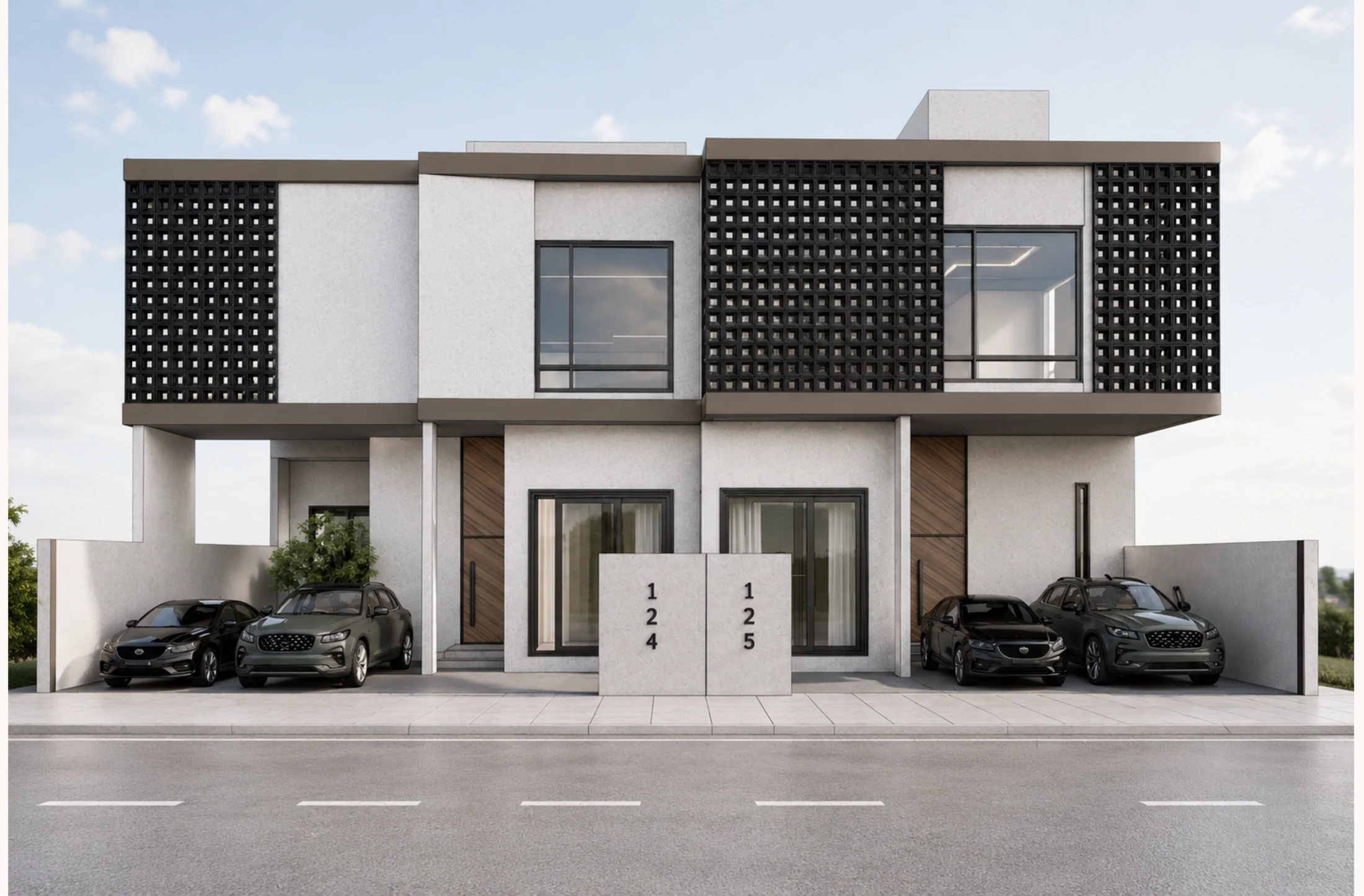 Modern Villa Facade